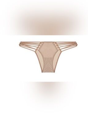 NEW Victoria's Secret Vintage strappy Cheekini Panties size M- rare find. Pink